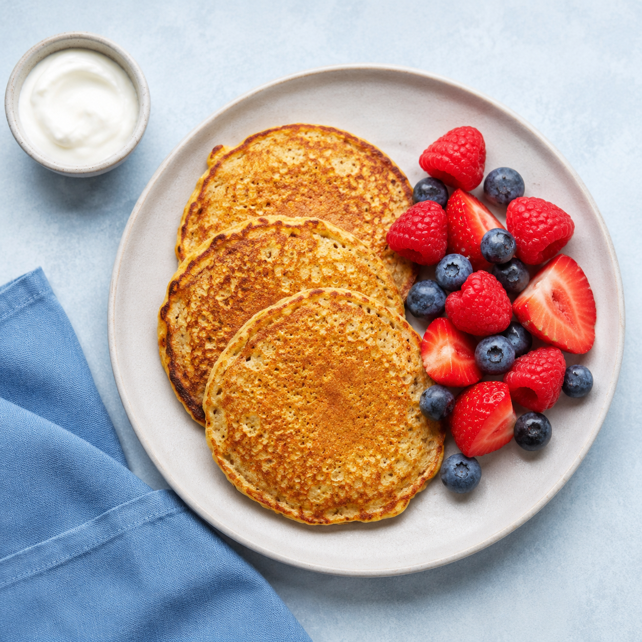 Pancakes à la farine d’amande
