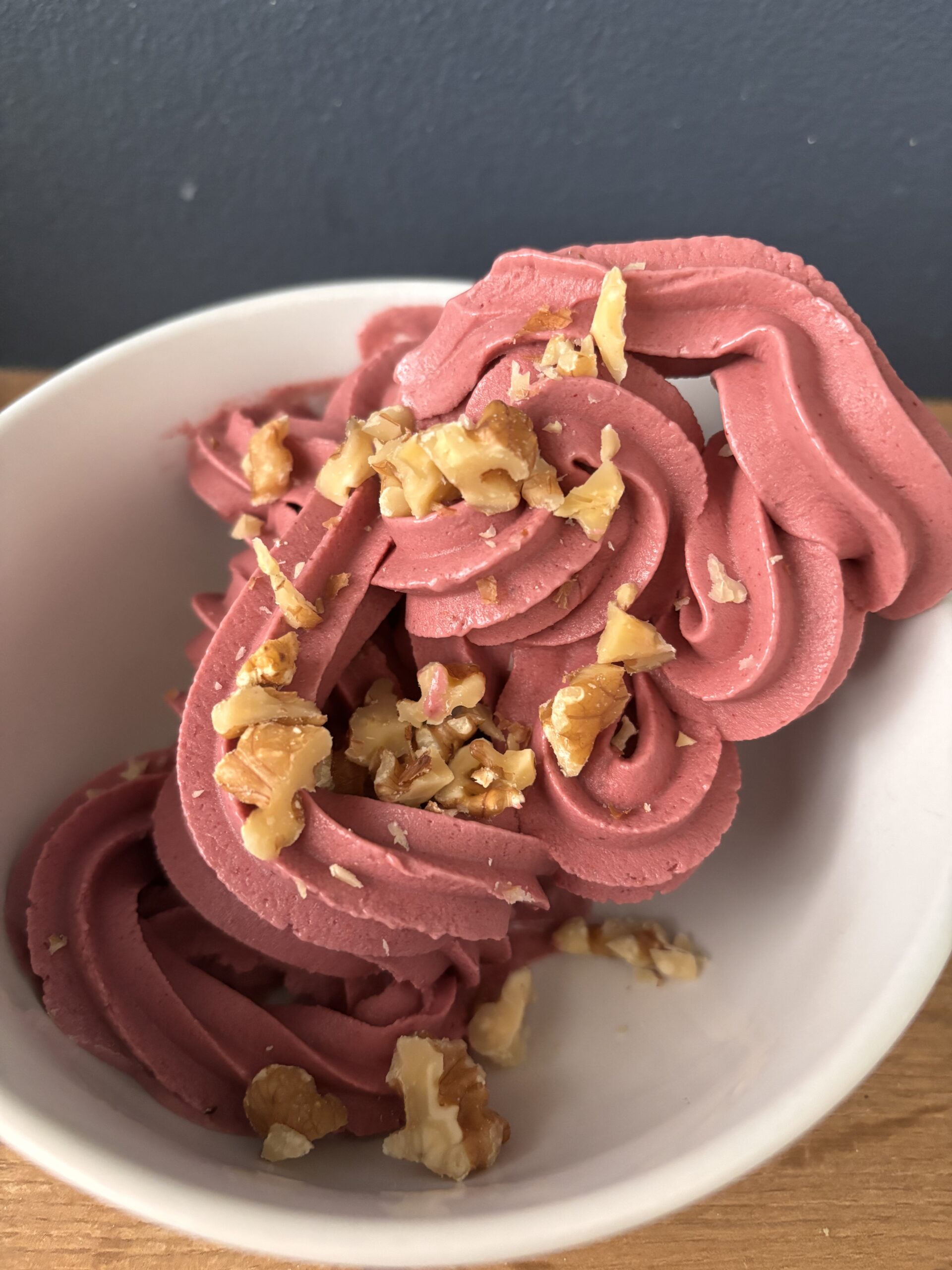 Sorbet aux figues fraîches et aux noix au Ninja Creami